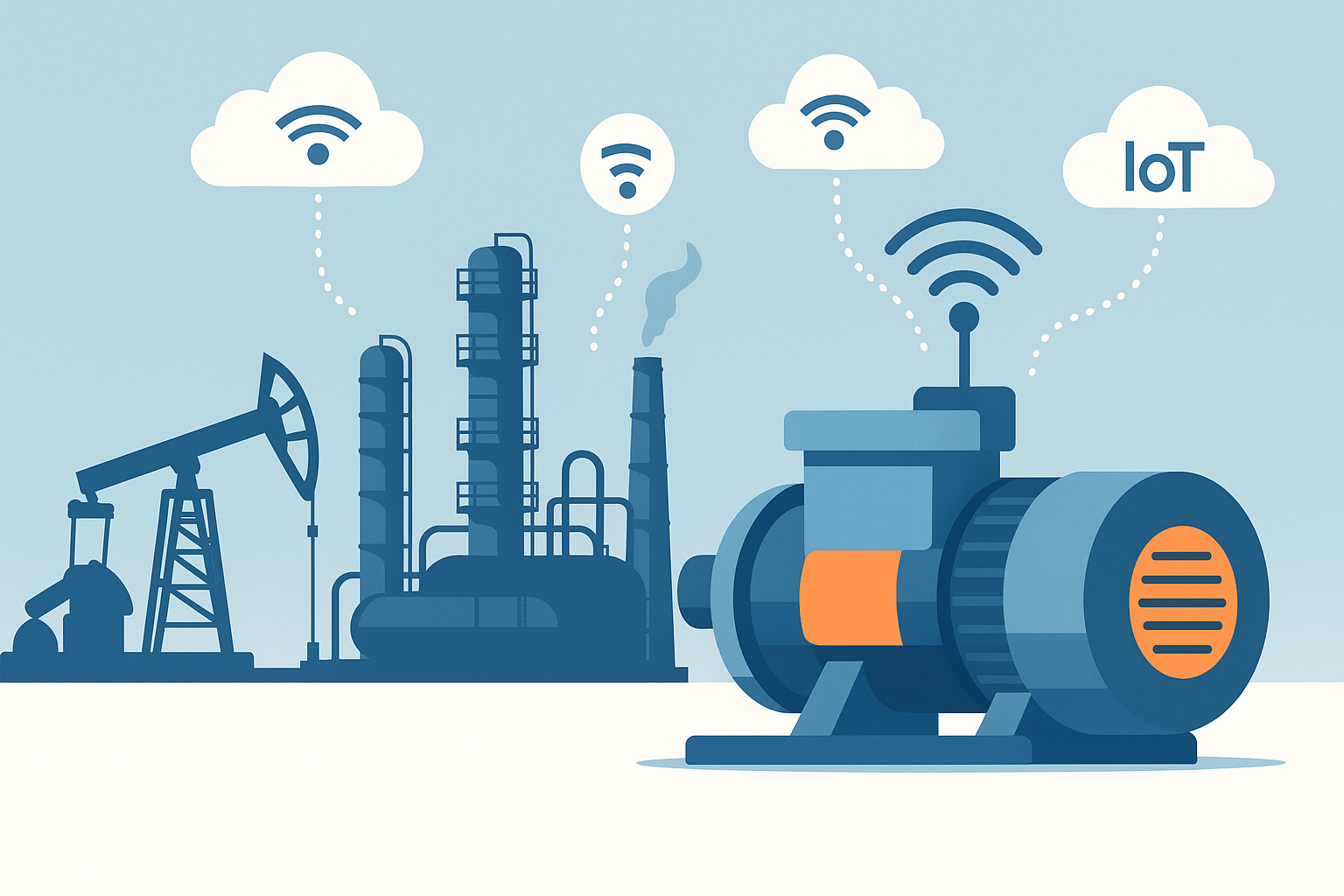 تحول دیجیتال در صنایع نفت و گاز با استفاده از IoT در کمپرسورها